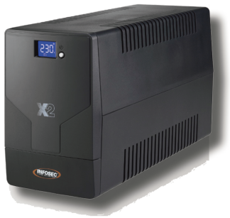 X2 LCD TOUCH 1250 - Zasilacz UPS 1250VA - Infosec