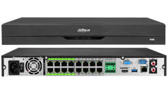 NVR5216-16P-EI2 - Rejestrator IP 16-kanałowy, 16x PoE, do 32Mpx, 2xHDD, WizSense PRO AI - Dahua | 6937552407732
