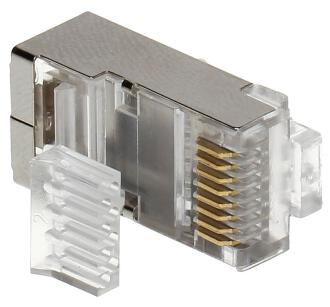 Wtyk RJ45 (8P8C) kat. 6, ekranowany, zaciskany - Aliquam