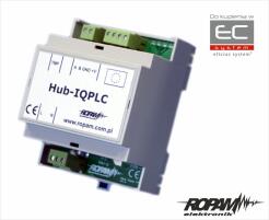 Hub-IQPLC-D4M - Koncentrator systemowy sieci SmartPLC dla systemu IQPLC - Ropam | Hub-IQPLC-D4M