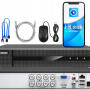 Zestaw do monitoringu TurboHD, 6 kamer Hybrid Light 5Mpx, rejestrator 8ch - HiLook by Hikvision