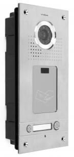 S562A - Panel bramowy 2-rodzinny z kamerą i czytnikiem kart UNIQUE 125KHz - Vidos | 5907281202169