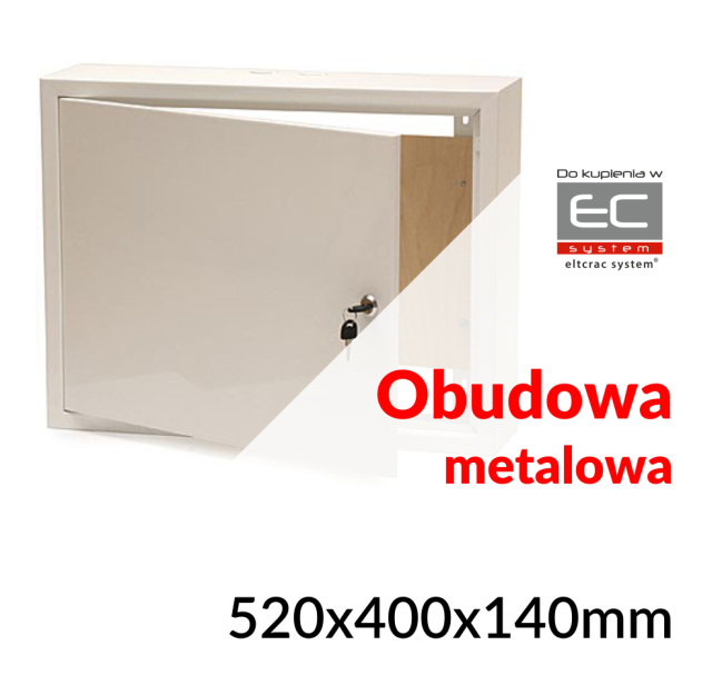 TPR-5 - Obudowa metalowa 520x400x140mm | R90555