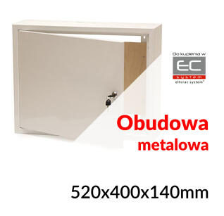 TPR-5 - Obudowa metalowa 520x400x140mm | R90555