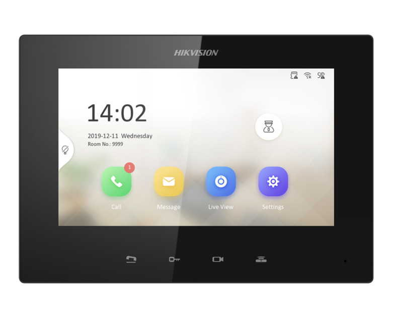 DS-KH6220-LE1 - Monitor do wideodomofonu IP, 7