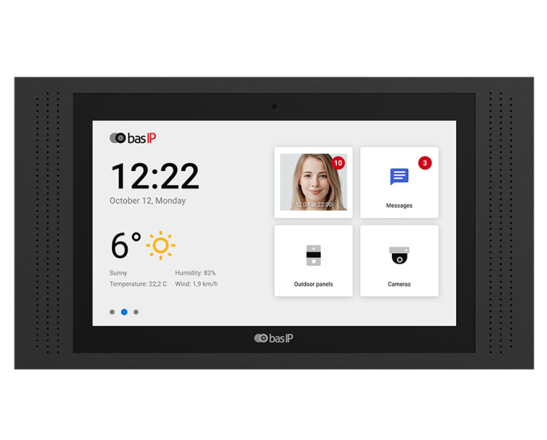 AT-10 BLACK - Monitor wewnętrzny IP, 10