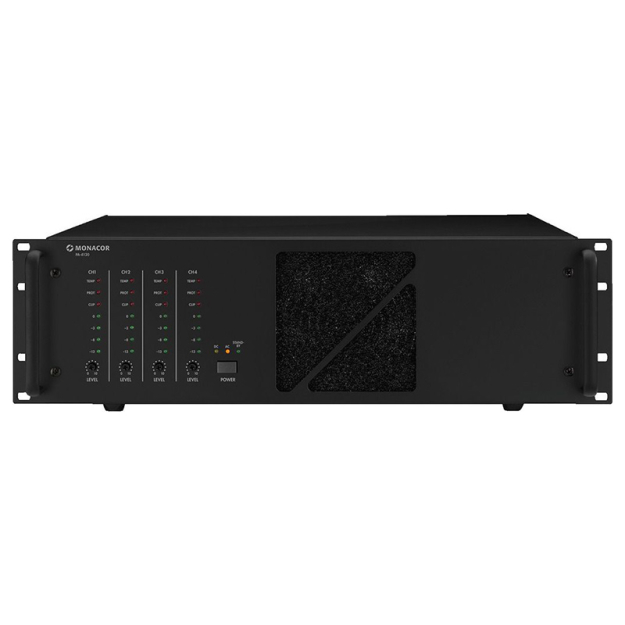 PA-4120 - Wzmacniacz mocy PA, 4x120W RMS - MONACOR | PA-4120