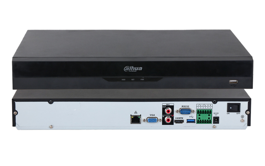 NVR5216-EI2 - Rejestrator IP 16 kanałowy, do 32Mpx, 2xSATA, 1xRS-232, 1xRS-485, H.265+, Ai - DAHUA | NVR5216-EI2