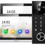 Wideodomofon IP, zestaw DS-KV6124-WBE1 + 2x DS-KH6350-WTE1, PoE, WiFi - Hikvision