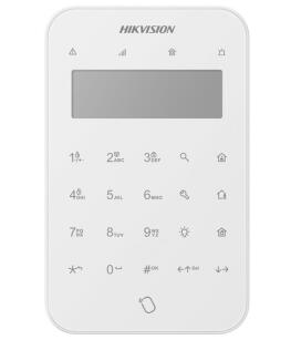 DS-PK1-LT-WE - Bezprzewodowa klawiatura sterująca AX Pro, LCD - Hikvision | 6931847166786