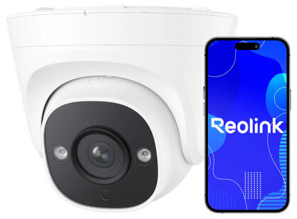P324 - Kamera kopułkowa IP 5MPx PoE, Detekcja osób i pojazdów, MicroSD 256GB - Reolink | P324