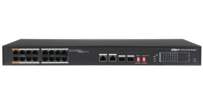PFS3218-16ET-135 - Switch przemysłowy PoE, 18-portowy, Combo - DAHUA | PFS3218-16ET-135