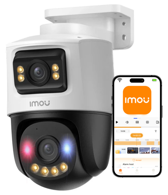 IPC-PS70FP-10M0 - Kamera obrotowa IP, Dual Lens 10Mpx (5MP+5MP), Detekcja AI, Audio - IMOU | 6971927239597