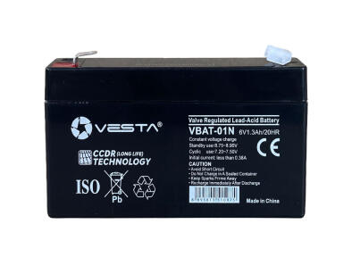 VBAT-01N - Akumulator AGM 6V 1.3Ah - Vesta | VBAT-01N