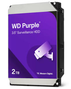 WD23PURZ - Dysk twardy 3,5'' HDD 2TB Purple, dedykowany do CCTV  - Western Digital | 0718037856742