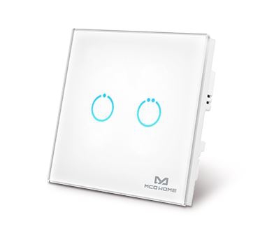 MH-S312 - Dotykowy przełącznik dwuprzyciskowy, Switch - MCOHome | 4251295700779