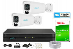 Zestaw Monitoringu IP UNIARCH 4Mpx 2 Kamery IPC-B314-APKZ | 5904035373731