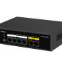 RG-ES106F-P - Switch PoE 4+2 10/100Mb/s, niezarządzalny, 54W - Reyee by Ruijie