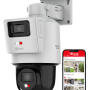 Zestaw do Monitoringu IP 4Mpx+4Mpx, 1 Kamera PTZ-N2D400M-DE/14 Smart Hybrid Light, PoE - HiLook by Hikvision