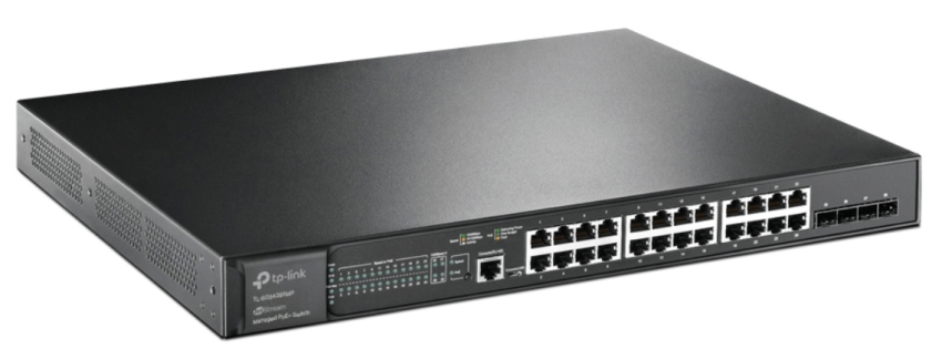 SG3428XMP - Przełącznik zarządzalny L2+ JetStream, 24 Gigabitowe porty PoE+, 4× 10-cio Gigabitowe sloty SFP+ - TP Link | SG3428XMP