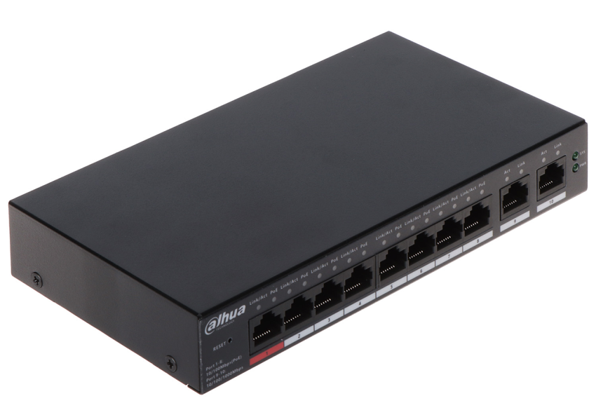 CS4010-8ET-110 - Switch zarządzalny PoE, 8+2 portowy - Dahua | CS4010-8ET-110