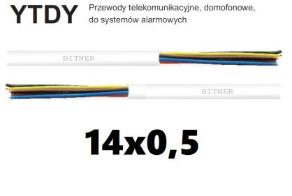 Przewód alarmowy YTDY 14x0,5mm - Bitner