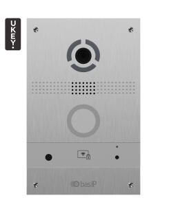 AV-08FB SILVER - Panel bramowy IP, UKEY, SIP 2.0 - BasIP | 5060514914236
