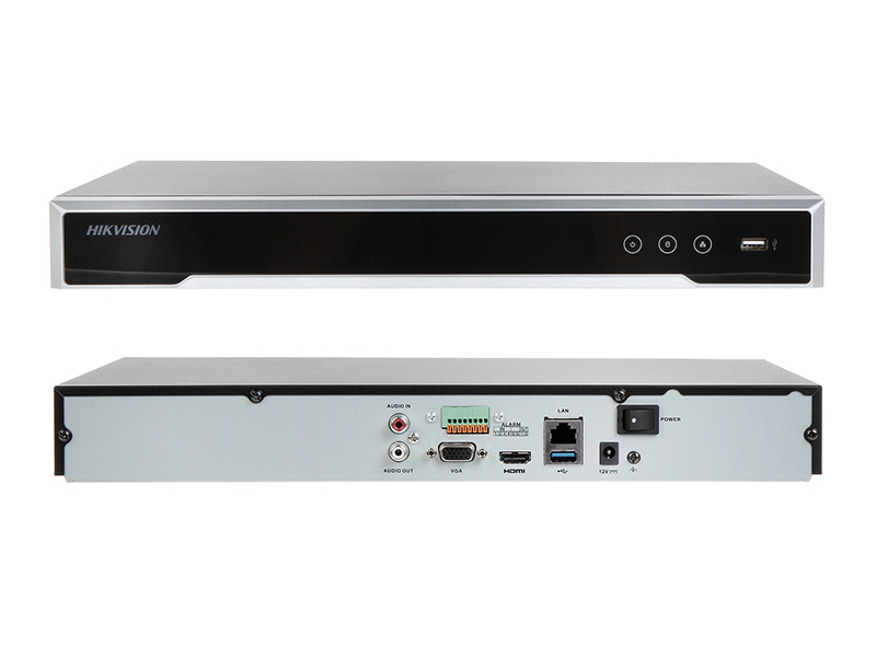 DS-7608NI-I2 - Rejestrator IP 8-kanałowy, do 12Mpx, 2x HDD - Hikvision | 6954273627089