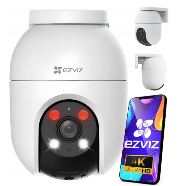 C8c 4K - Kamera obrotowa WiFi 8Mpx 4K, Dual Light 30m, Autotracking, Audio - EZVIZ | 6941545630632
