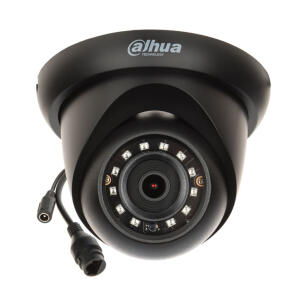 IPC-HDW1431S-0280B-S4-BLACK - Kamera kopułkowa IP, 4Mpx, 2.8mm, PoE - DAHUA | IPC-HDW1431S-0280B-S4 BLACK