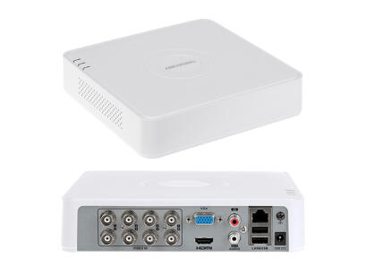 DS-7108HQHI-K1 - Rejestrator 8-kanałowy, IP,  EkoDVR, HD-TVI, H.265 (H.265+) - Hikvision | 6941264022572