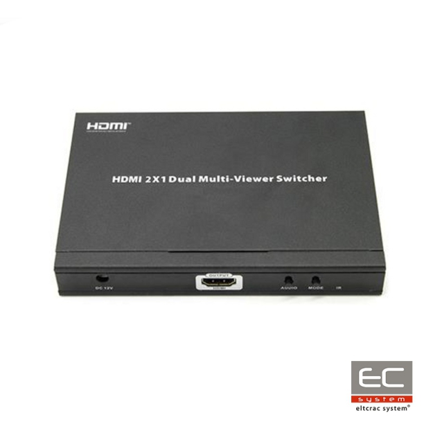 Quad 2x1 - Switch HDMI 2x1 Dual Multiviewer | Quad 2x1