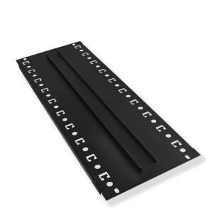 RADIN - DIN-TH35-24xS - Blacha montazowa 4U z szyną do szaf RACK19 - PULSAR | 5901643199005