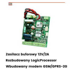 BasicGSM-PS 2 - Moduł powiadomienia i sterowania GSM, moduł alarmowy, terminal GSM z zasilaczem buforowym  - ROPAM | BasicGSM-PS 2