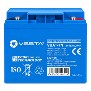 VBAT-7N - Akumulator AGM 12V 18Ah - Vesta | VBAT-7N