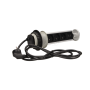 OR-AE-1357 - Gniazdo meblowe 3x250V AC wysuwane z blatu z ładowarką USB, blokadą i przewodem 1,8m, srebrny - Orno