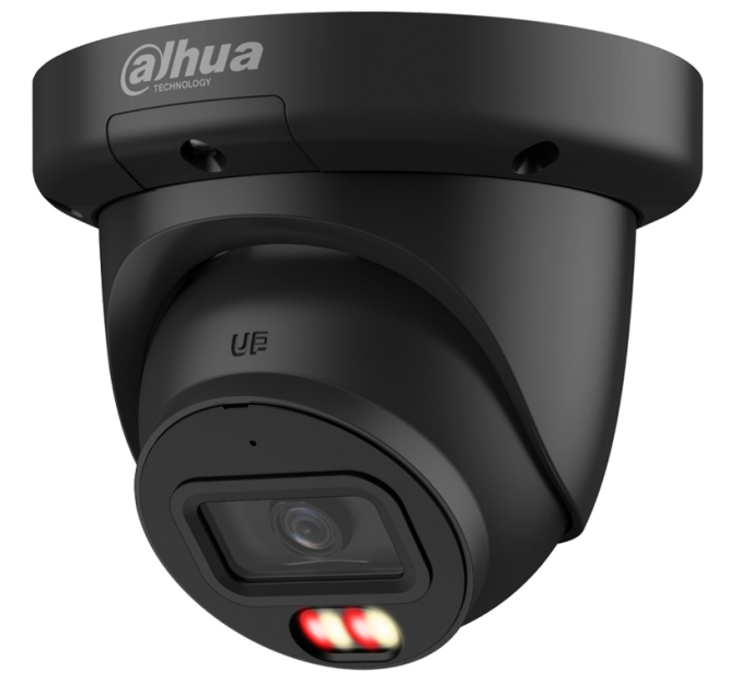 IPC-HDW3649QM-S-IL-0280B BLACK - Kamera kopułkowa IP 6Mpx, 2.8mm, Smart Dual Light 30m, WizSense - DAHUA | IPC-HDW3649QM-S-IL-0280B BLACK