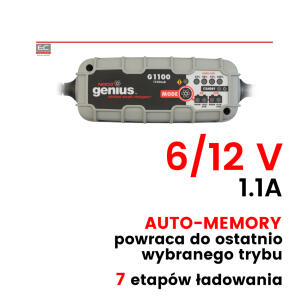 NOCO G1100 - Ładowarka 6V-12 / 1.1A | NOCO G1100