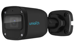 IPC-B124-APF28 BLACK - Kamera tubowa IP, 4Mpx, 2.8mm, IR30m, Mikrofon - Uniarch by Uniview | IPC-B124-APF28 BLACK