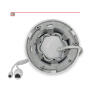 BCS-P-214R3M - Kamera kopułkowa, 4Mpix, IP, 2.8 mm, IR: 30m, WDR, ROI, ICR, AWB, AGC, IP66, H.265 - BCS POINT