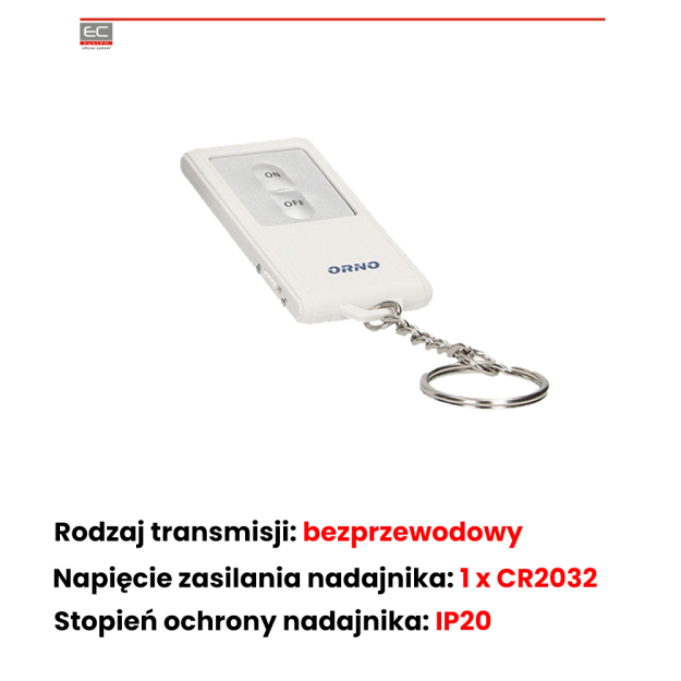 OR-MA-711PB - Pilot do rozbudowy alarmu OR-MA-711 - ORNO