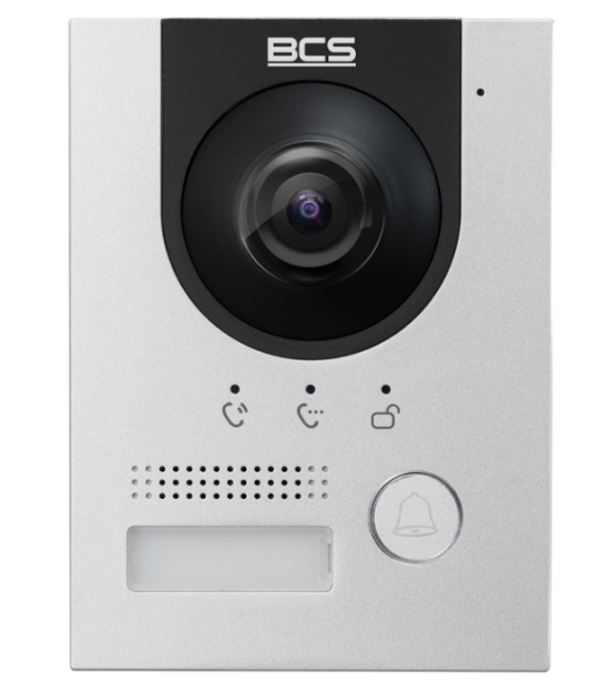 BCS-PAN1702S-S - Dwusystemowa stacja bramowa 1-rodzinna IP, TCP/IP/SIP, IP65, IK07 - BCS Line | 5904890703827
