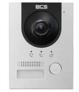 BCS-PAN1702S-S - Dwusystemowa stacja bramowa 1-rodzinna IP, TCP/IP/SIP, IP65, IK07 - BCS Line | 5904890703827