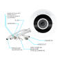 BCS-P-629R3SA-II - Kamera IP FISHEYE, 12Mpx, 1.8mm, IK10, PoE - BCS POINT | BCS-P-629R3SA-II