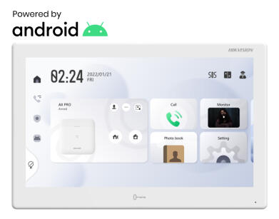 DS-KH9510-WTE1(B) - Monitor wideodomofonu IP, 10'' IPS LCD, Android - Hikvision | 6931847164768