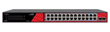 SF-SW2824HIPOE-MF-300 - Switch PoE 24+4 10/100Mbps, 300W - Safire | SF-SW2824HIPOE-MF-300