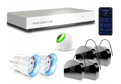 Zestaw Fibaro: HC3L + oświetlenie + gniazdka - FIBARO | 5904035371676