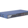 DS-3E0318P-E(B) - Switch 16x PoE + 2x Combo, 230W - Hikvision