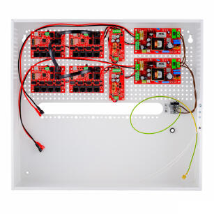 IPUPS‑17‑11‑H - Zestaw buforowy do 17 kamer IP, switch PoE z zasilaczem w obudowie, Long Range - ATTE | 5902143690399
