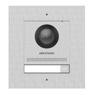 DS-KD8003-IME1/S Flush - Moduł główny wideodomofonu IP, montaż podtynkowy, Inox - Hikvision | DS-KD8003-IME1/S Flush